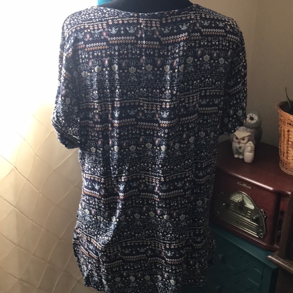 Le Lis boho print top - Picture 2 of 5